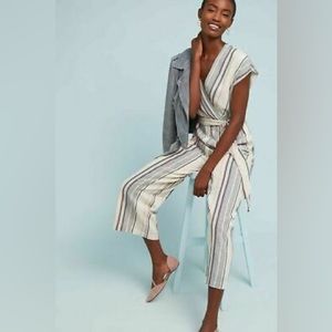 Anthropologie Dolan Millie Striped Jumpsuit